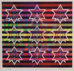 Yaacov Agam (Israeli, b. 1928) Untitled (Stars) / An Agamograph